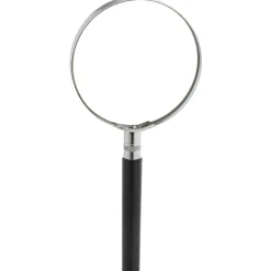 Magnifier: 4x, Round, Glass