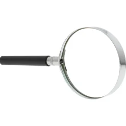 Magnifier: 4x, Round, Glass