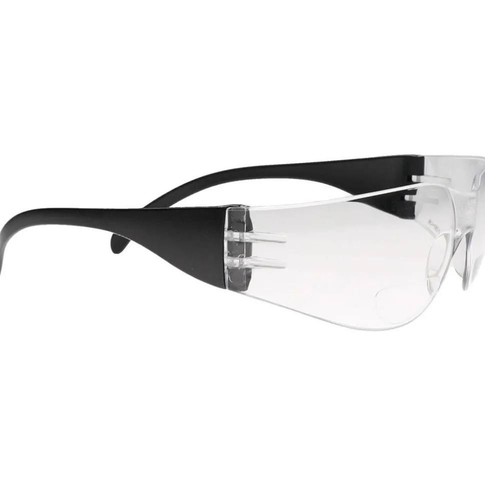 Magnifying Safety Glasses: 1.50, Clear Lenses, Scratch-Resistant, ANSI Z87.1-2003