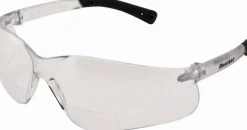 Magnifying Safety Glasses: 1.50, Clear Lenses, Scratch-Resistant, ANSI Z87.1+