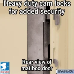 Mailboxes: Mount Type: Pedestal; Lockable: Yes; Material: Aluminum; Color: Sandstone