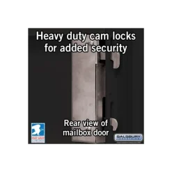 Mailboxes: Mount Type: Pedestal; Lockable: Yes; Material: Aluminum; Color: Black