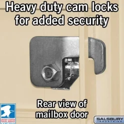 Mailboxes: Mount Type: Pedestal; Lockable: Yes; Material: Aluminum; Color: Sandstone