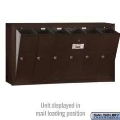 Mailboxes: Mount Type: Surface; Lockable: Yes; Material: Aluminum; Color: Bronze