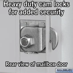 Mailboxes: Mount Type: Surface; Lockable: Yes; Material: Aluminum; Color: Black
