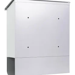 Mailboxes: Mount Type: Wall; Lockable: Yes; Material: Steel; Color: Gray