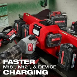M18™ and M12™ Gangbox Rapid Charger