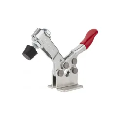Manual Hold-Down Toggle Clamp: Horizontal, 200.00 lb Capacity, U-Bar, Flanged Base