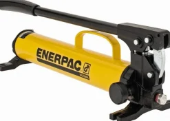 Manual Hydraulic Pump: 1 Stage, 0.5" Piston Dia, Steel Pump