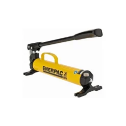 Manual Hydraulic Pump: 1 Stage, 0.5" Piston Dia, Steel Pump