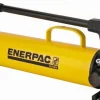 Manual Hydraulic Pump: 2 Stage, 1.125" Piston Dia, Steel Pump