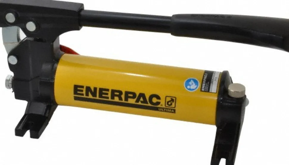 Manual Hydraulic Pump: 1 Stage, 0.5" Piston Dia, Steel Pump
