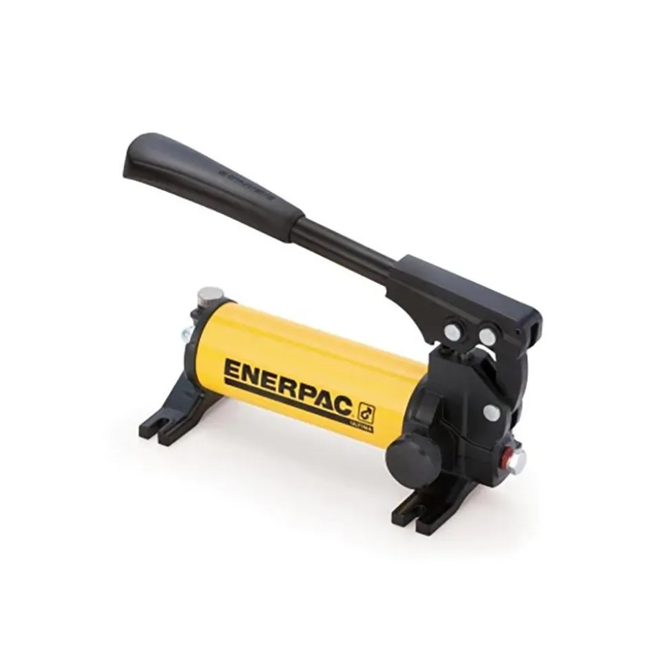 Manual Hydraulic Pump: 1 Stage, 0.5" Piston Dia, Steel Pump