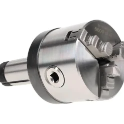 Manual Lathe Chuck: 3", 3 Jaw, Self-Centering