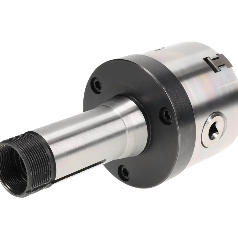 Manual Lathe Chuck: 3", 3 Jaw, Self-Centering