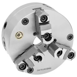 Manual Lathe Chuck: 10", 3 Jaw, Self-Centering