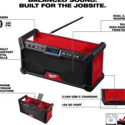 M18™ Bluetooth® Jobsite Radio