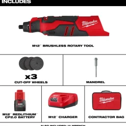 M12™ Brushless Rotary Tool Kit