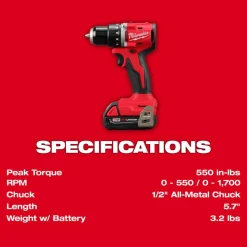 M18™ Compact Brushless 1/2" Drill/ Driver Kit
