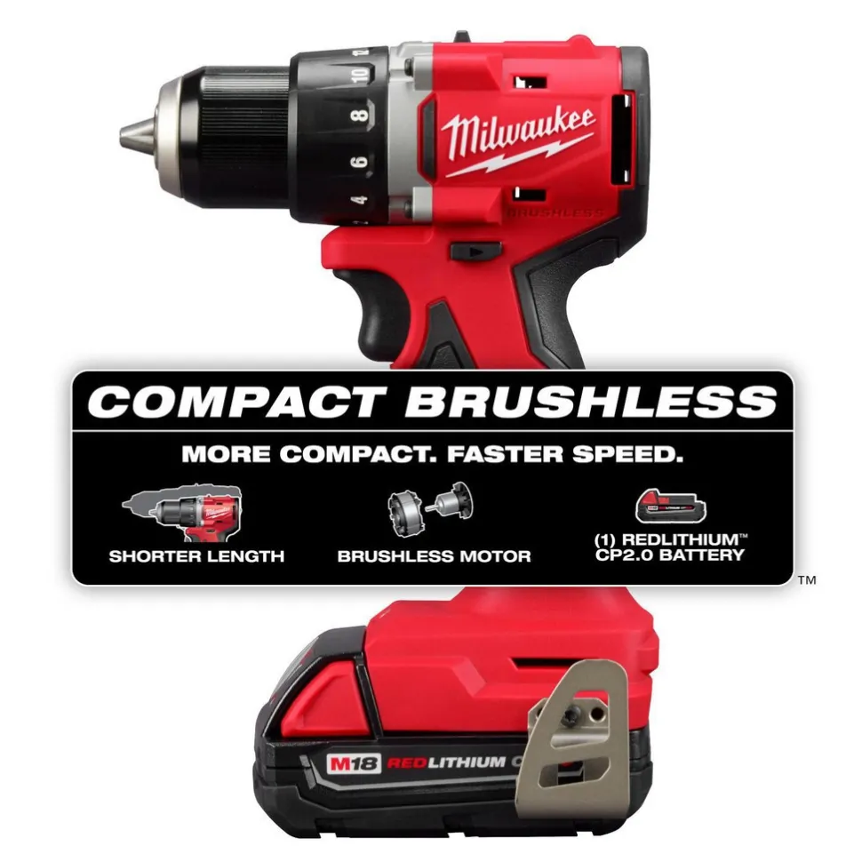 M18™ Compact Brushless 1/2" Drill/ Driver Kit