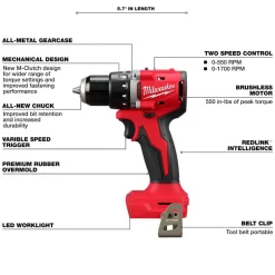 M18™ Compact Brushless 1/2" Drill/ Driver