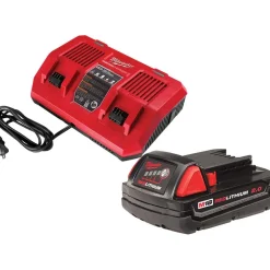 M18™ Dual Bay Simultaneous Rapid Charger