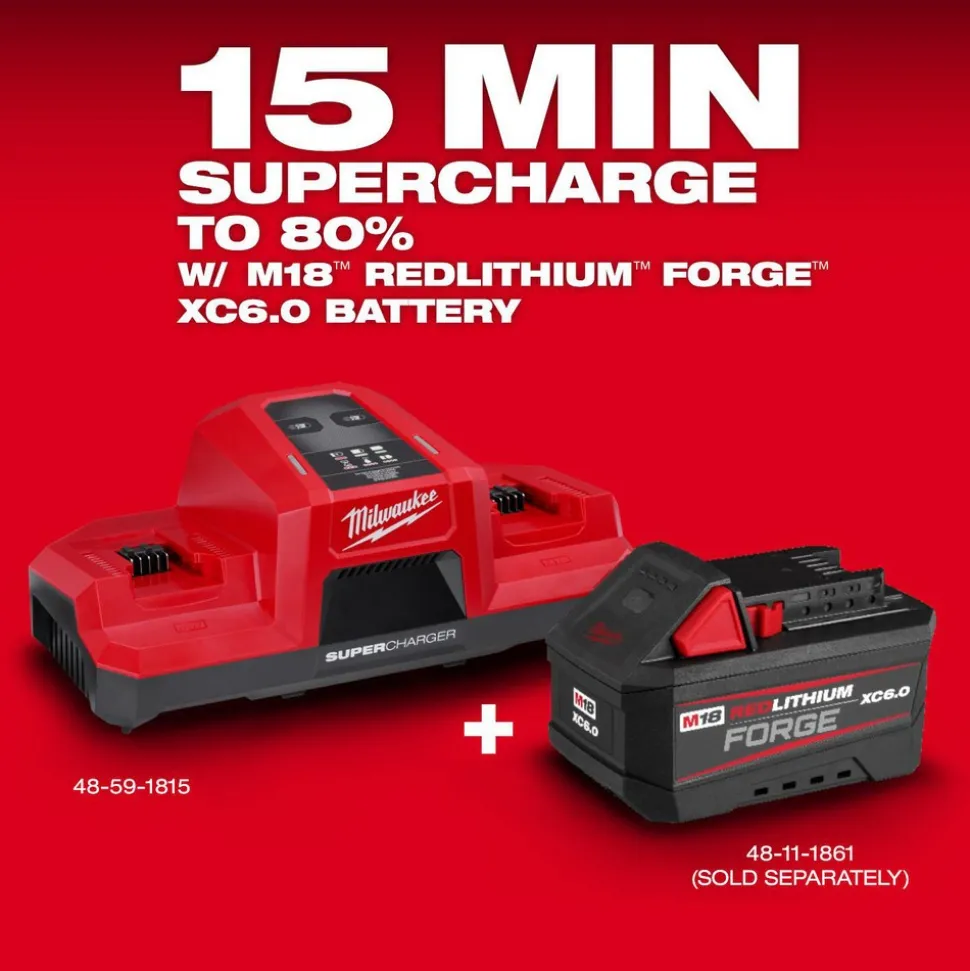 M18™ Dual Bay Simultaneous Super Charger