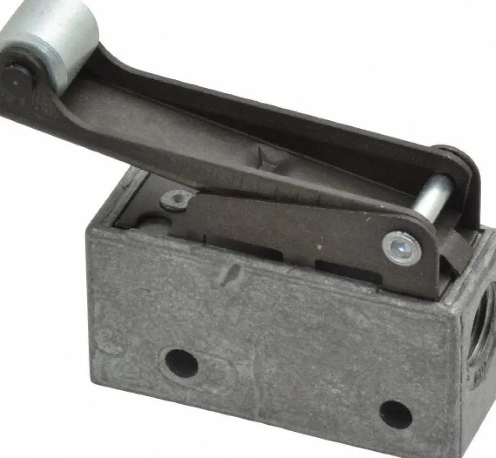 Mechanically Operated Valve: 3-Way Pilot, Steel Roller Actuator, 1/8" Inlet, 2 Position
