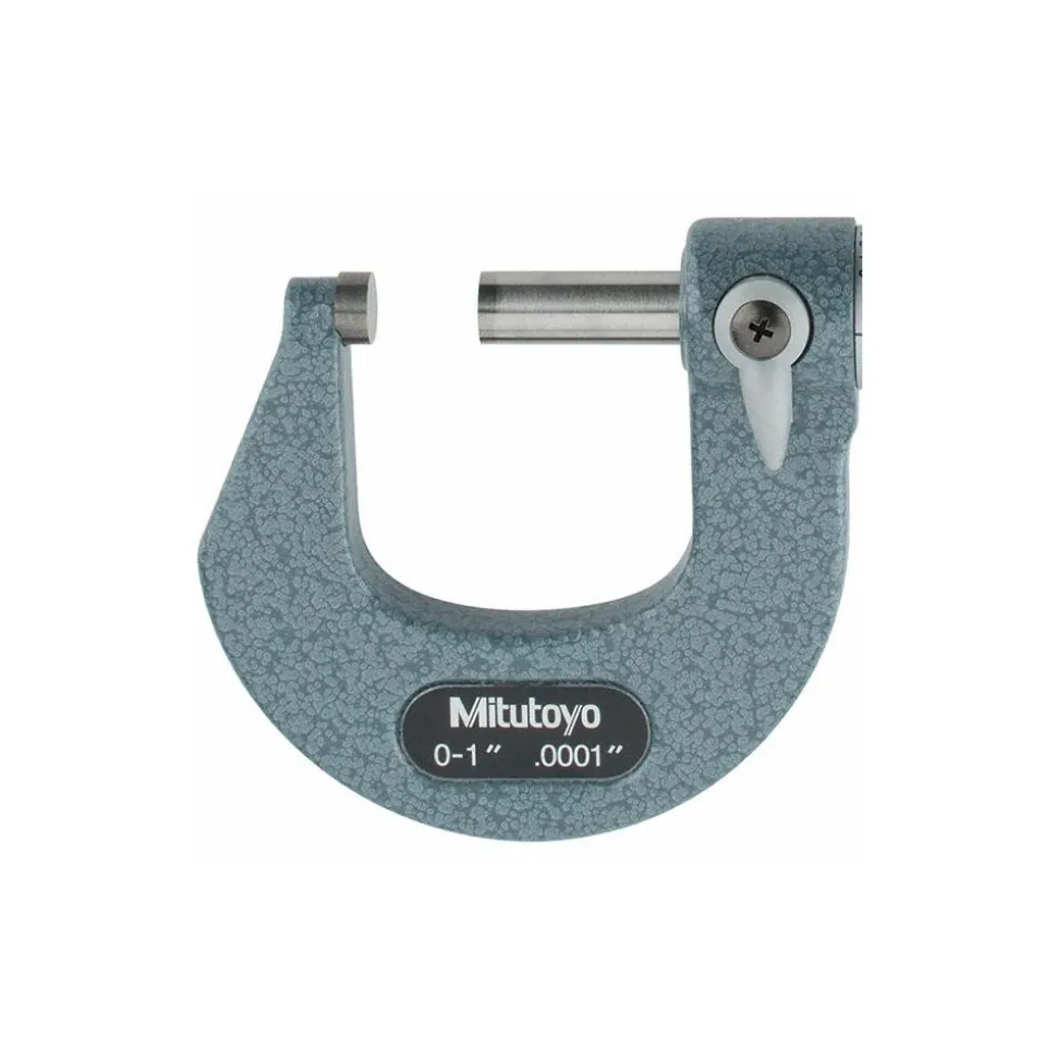 Mechanical Outside Micrometer: 1" Range, 0.0001" Graduation