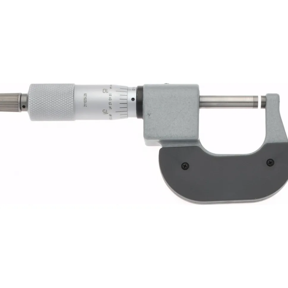 Mechanical Outside Micrometer: 1" Range, 0.0001" Graduation