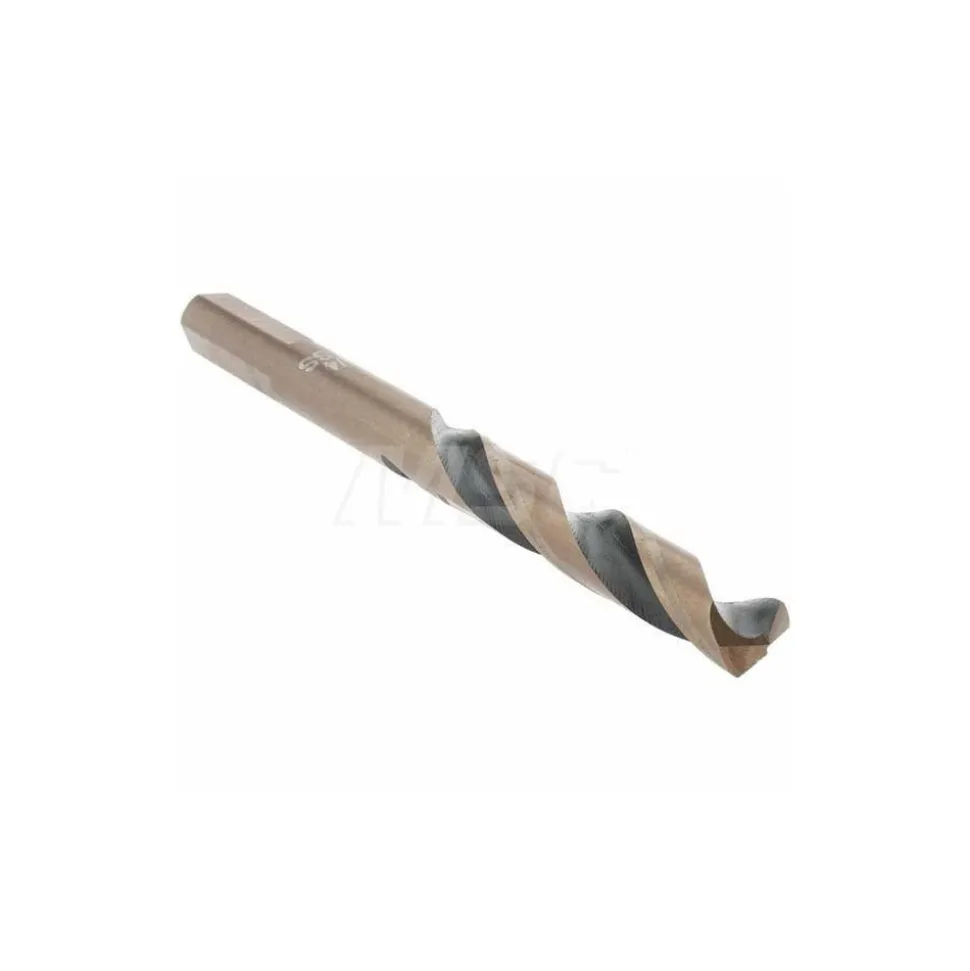 Mechanics Drill Bit: 1/4" Dia, 135 ° Point, High Speed Steel, Weldon Shank, Split Point