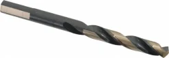 Mechanics Drill Bit: 5/16" Dia, 135 ° Point, High Speed Steel, Weldon Shank, Split Point