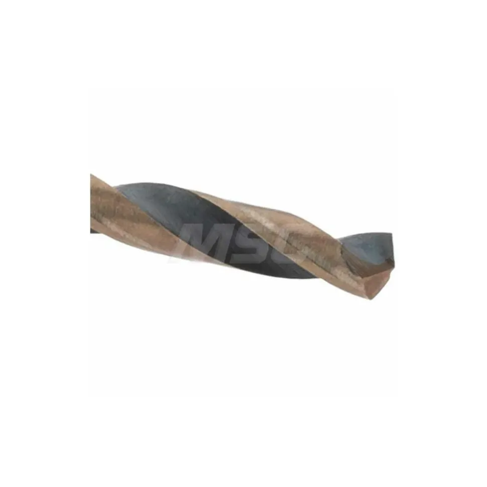 Mechanics Drill Bit: 1/8" Dia, 135 ° Point, High Speed Steel, Straight-Cylindrical Shank, Split Point