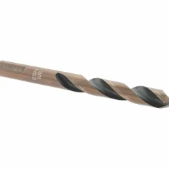 Mechanics Drill Bit: 3/8" Dia, 135 ° Point, High Speed Steel, Weldon Shank, Split Point