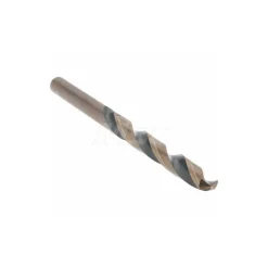 Mechanics Drill Bit: 3/16" Dia, 135 ° Point, High Speed Steel, Straight-Cylindrical Shank, Split Point