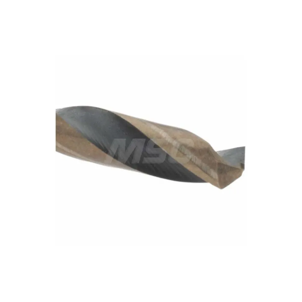 Mechanics Drill Bit: 3/16" Dia, 135 ° Point, High Speed Steel, Straight-Cylindrical Shank, Split Point