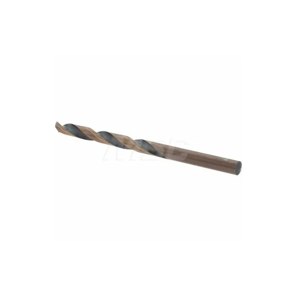 Mechanics Drill Bit: 3/16" Dia, 135 ° Point, High Speed Steel, Straight-Cylindrical Shank, Split Point