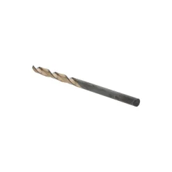 Mechanics Drill Bit: 5/32" Dia, 135 ° Point, High Speed Steel, Straight-Cylindrical Shank, Split Point