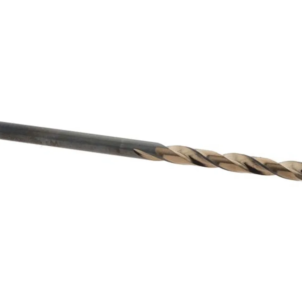 Mechanics Drill Bit: 5/32" Dia, 135 ° Point, High Speed Steel, Straight-Cylindrical Shank, Split Point