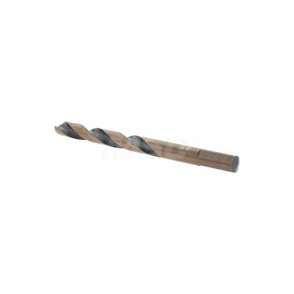 Mechanics Drill Bit: 5/16" Dia, 135 ° Point, High Speed Steel, Weldon Shank, Split Point