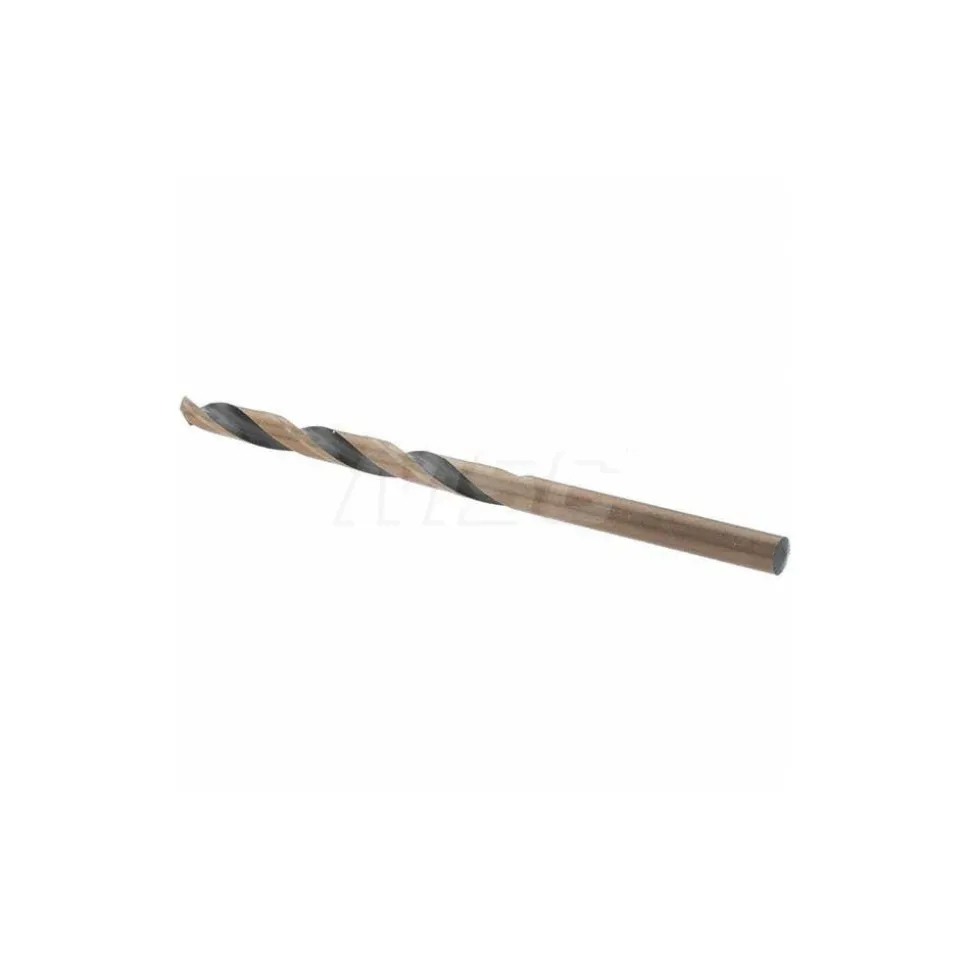 Mechanics Drill Bit: 9/64" Dia, 135 ° Point, High Speed Steel, Straight-Cylindrical Shank, Split Point