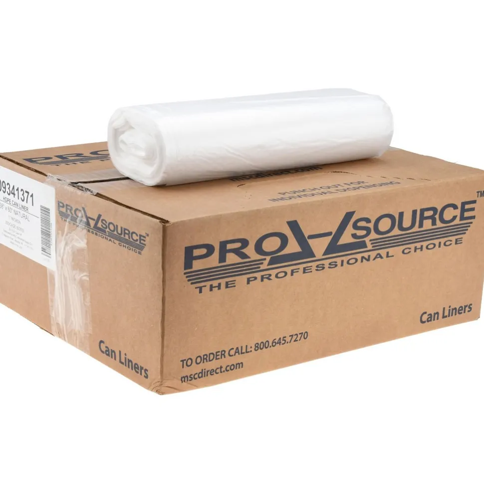 Medium Duty Trash Bags: 60.000 gal, 0.67 mil, Pack of 200