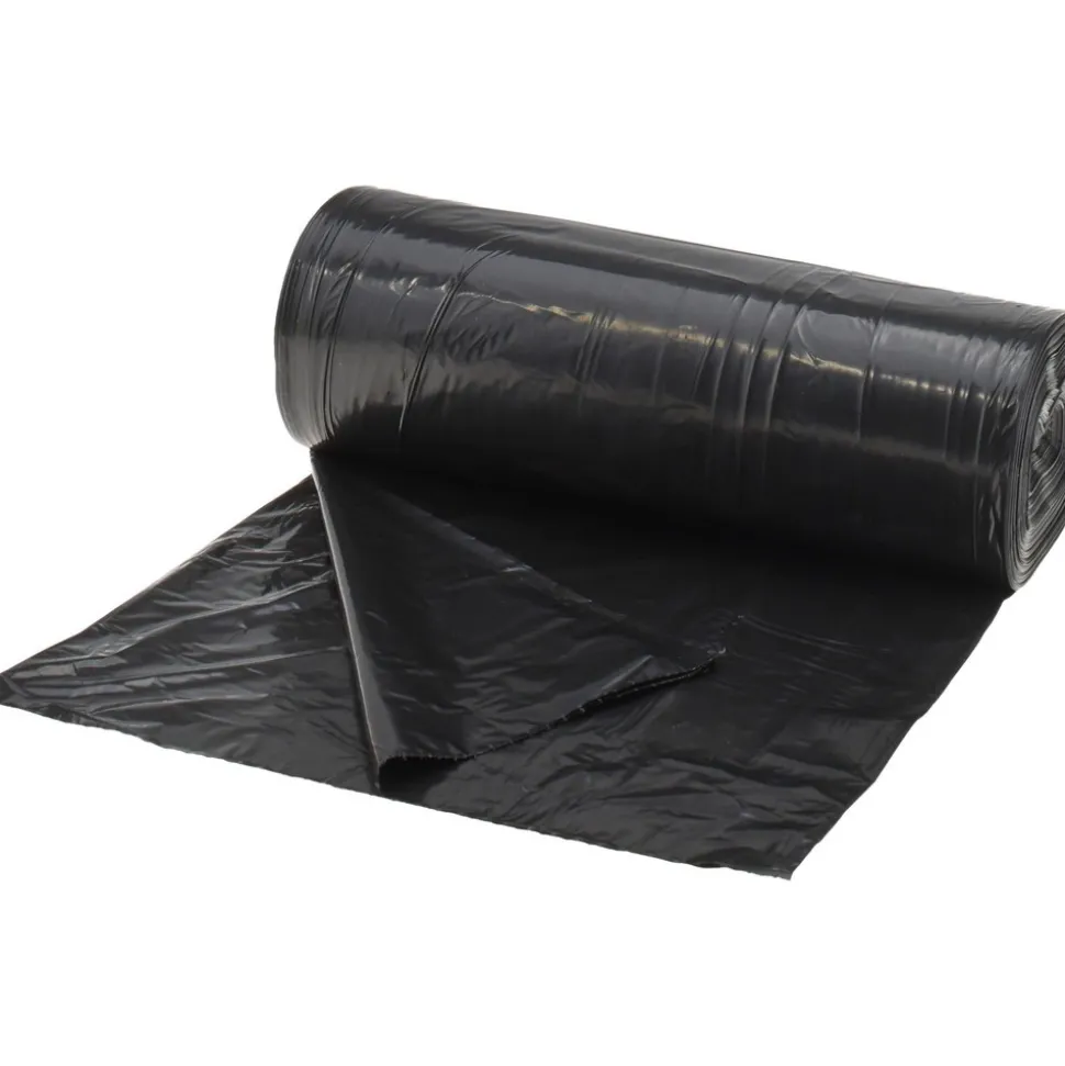 Medium Duty Trash Bags: 60.000 gal, 0.8 mil, Pack of 100