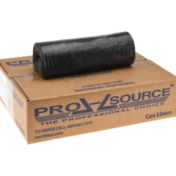 Medium Duty Trash Bags: 60.000 gal, 0.8 mil, Pack of 100