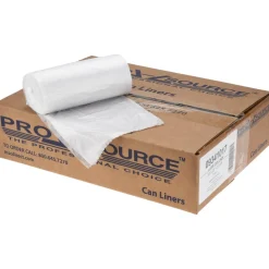 Medium Duty Trash Bags: 10.000 gal, 0.6 mil, Pack of 500