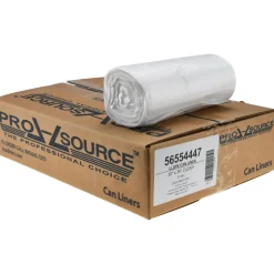 Medium Duty Trash Bags: 30.000 gal, 0.6 mil, Pack of 250