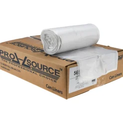 Medium Duty Trash Bags: 30.000 gal, 0.6 mil, Pack of 250