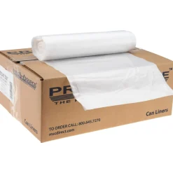 Medium Duty Trash Bags: 60.000 gal, 0.87 mil, Pack of 150