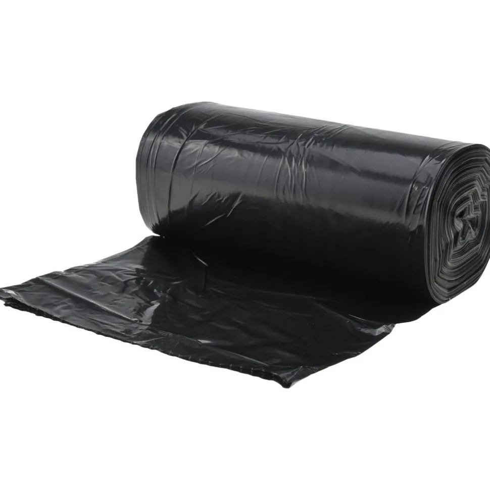 Medium Duty Trash Bags: 33.000 gal, 0.8 mil, Pack of 250