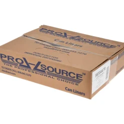 Medium Duty Trash Bags: 56.000 gal, 0.8 mil, Pack of 100